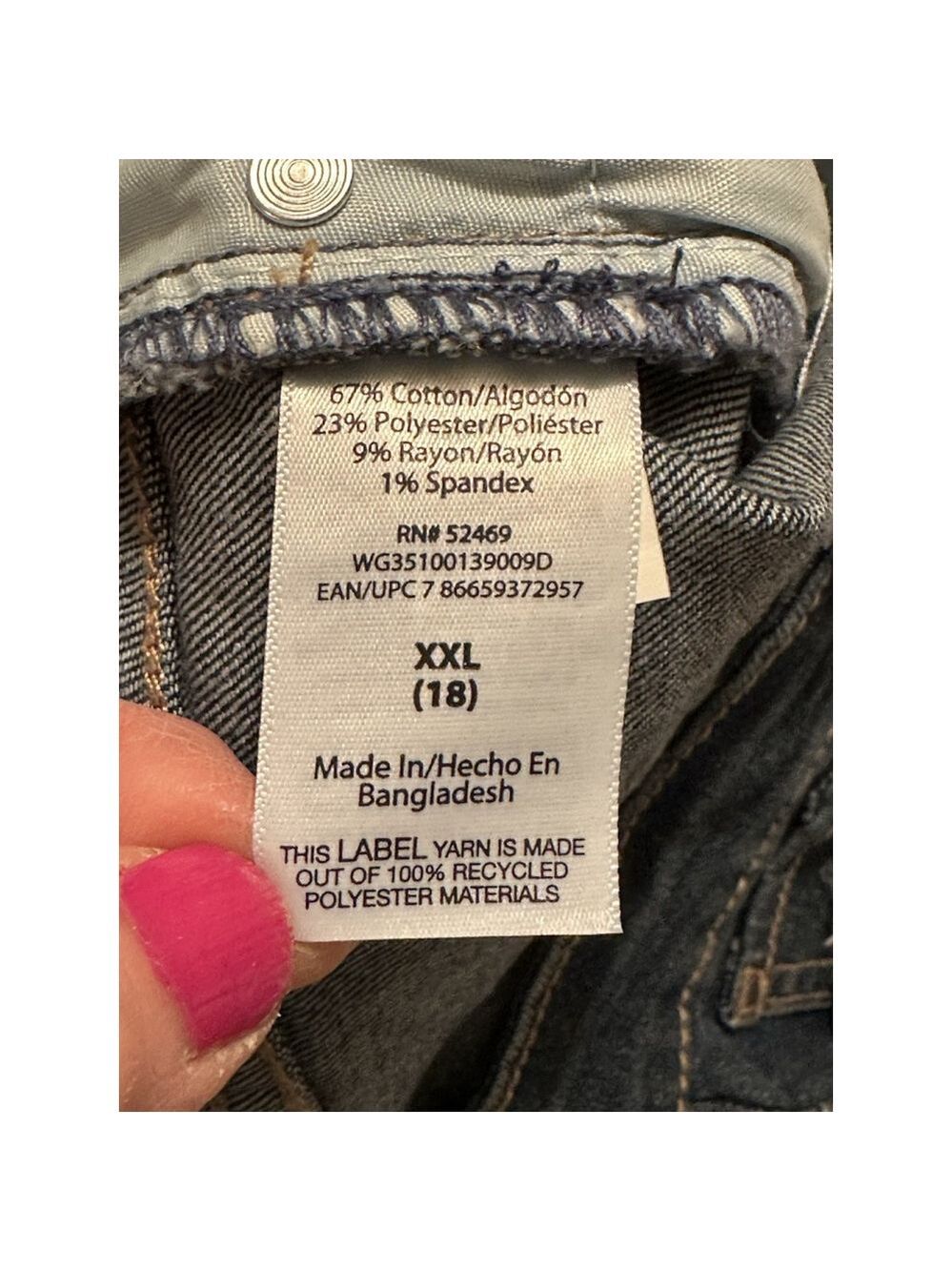 Wonder Nation Destructed Dark Blue Denim Skirt GIRLS Size XXL 18 NEW NWT Zipper - Picture 4 of 12